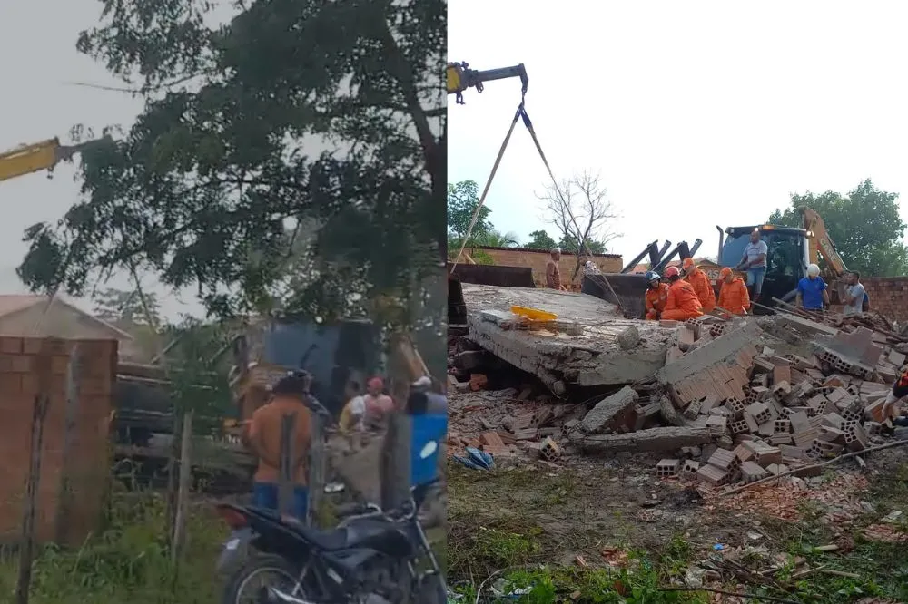 Mãe grávida e crianças morrem em desabamento de sobrado em Barras