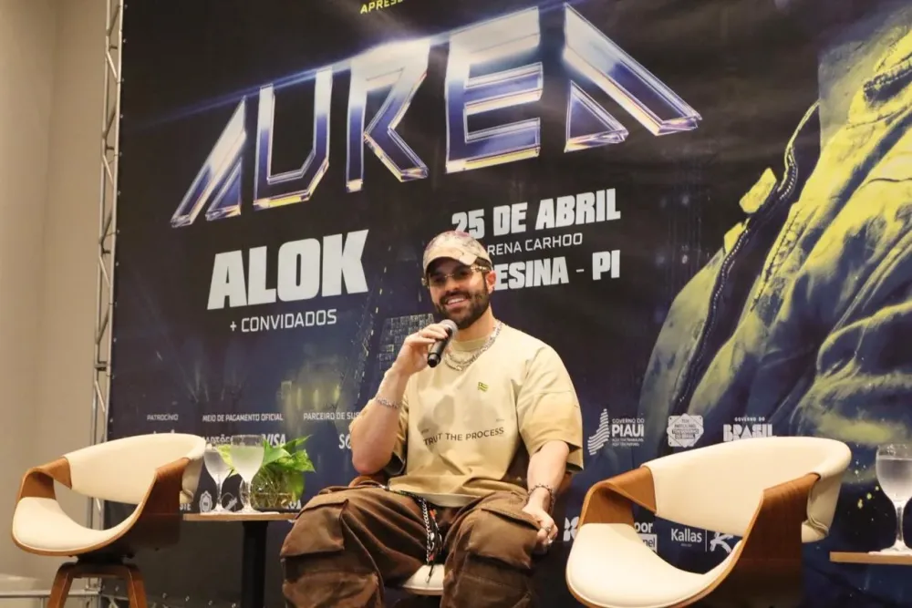 Justiça suspende show de Alok em Teresina e impede repasse de R$ 1,8 milhão do Governo do Piauí