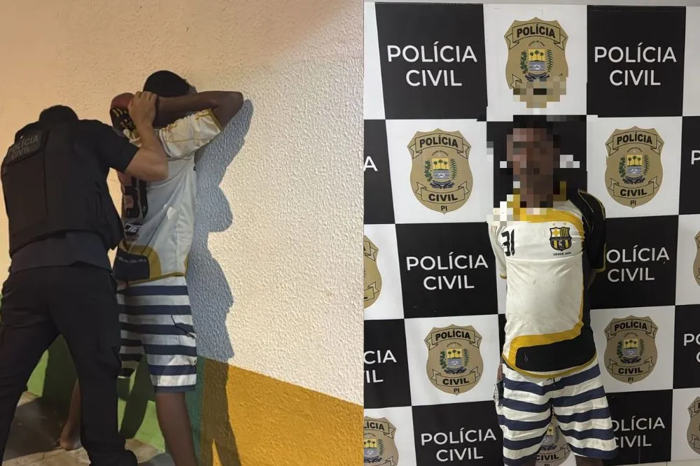 Suspeito de violência doméstica é preso no Centro de Teresina