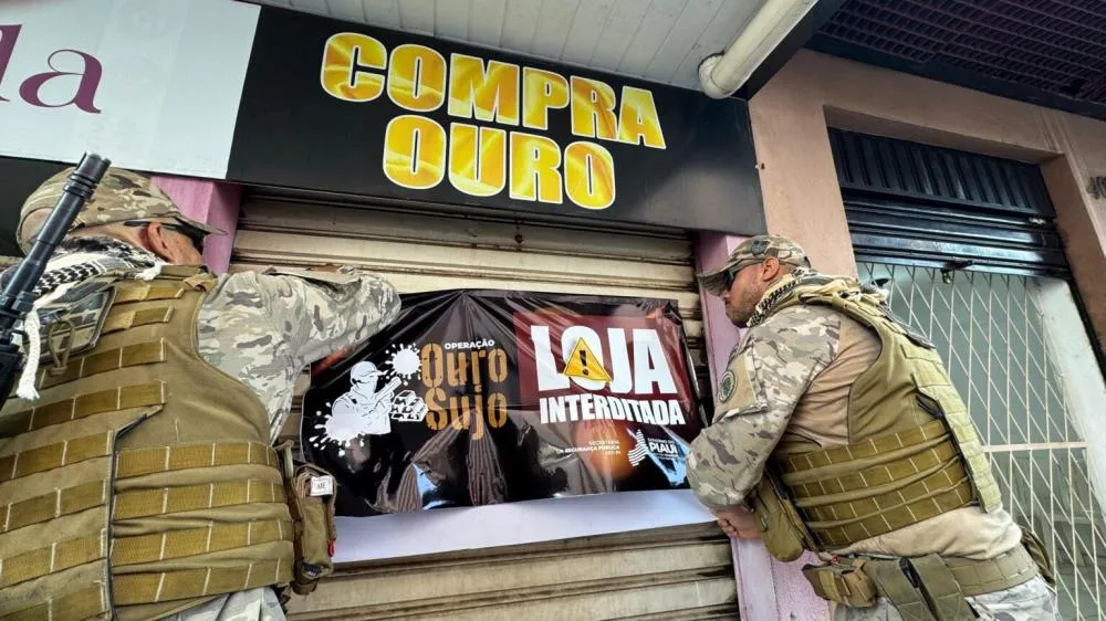Secretaria de Segurança deflagra operação contra comércio ilegal de ouro em Teresina