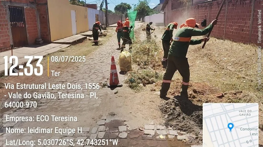SDU Leste fecha semestre com 34 mil toneladas de lixo recolhidas e foco em obras estruturantes