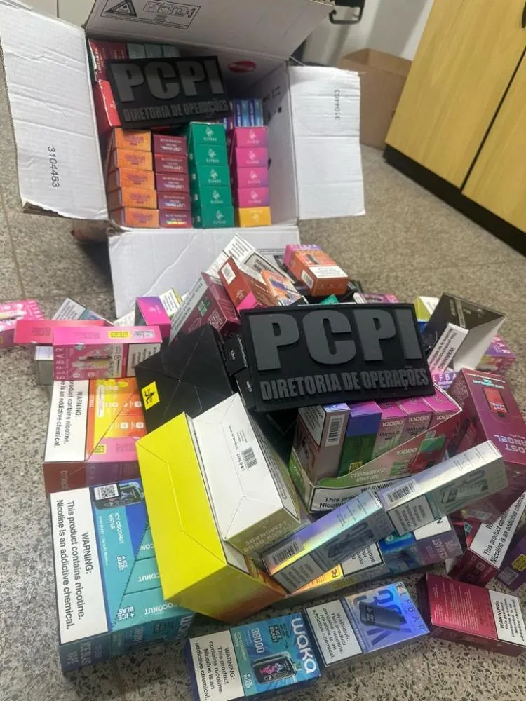 Polícia Civil apreende cigarros eletrônicas na zona sul de Teresina