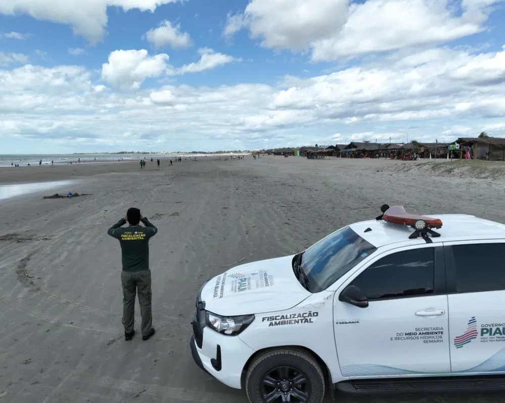 Fiscalização ambiental reforça proteção nas praias do Piauí no período de férias