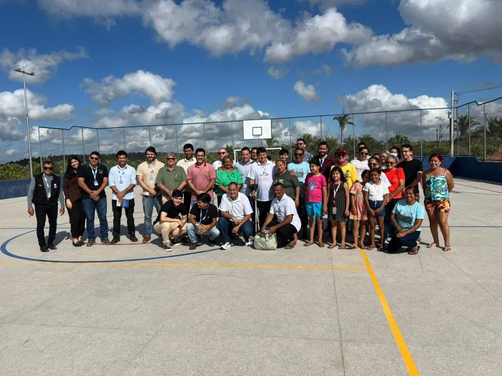 SDU Norte entrega quadra poliesportiva no residencial Vila Nova