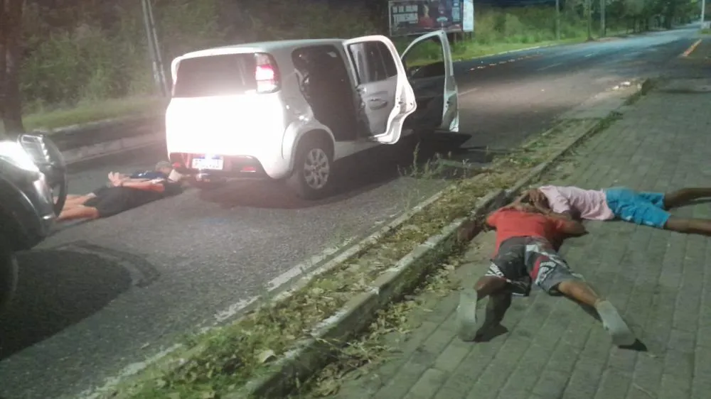 Quadrilha é presa após roubar uber e fazer compras para “comemoração” em Teresina
