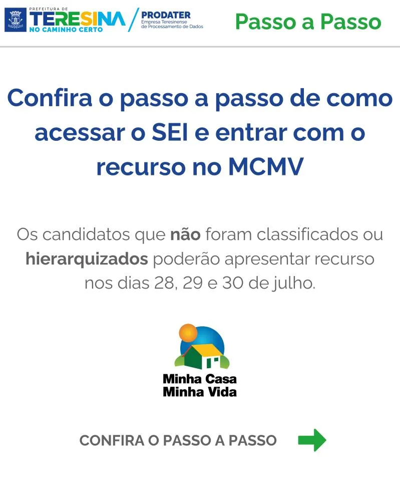 Recurso para o Minha Casa, Minha Vida pode ser feito online; veja o passo a passo