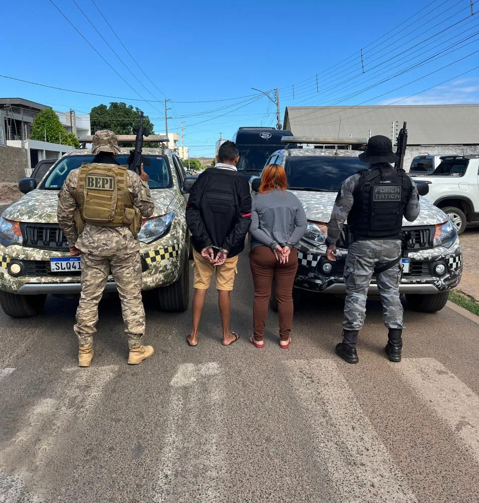 Casal é preso com 2,5 kg de pasta base de cocaína em operação conjunta em Picos 