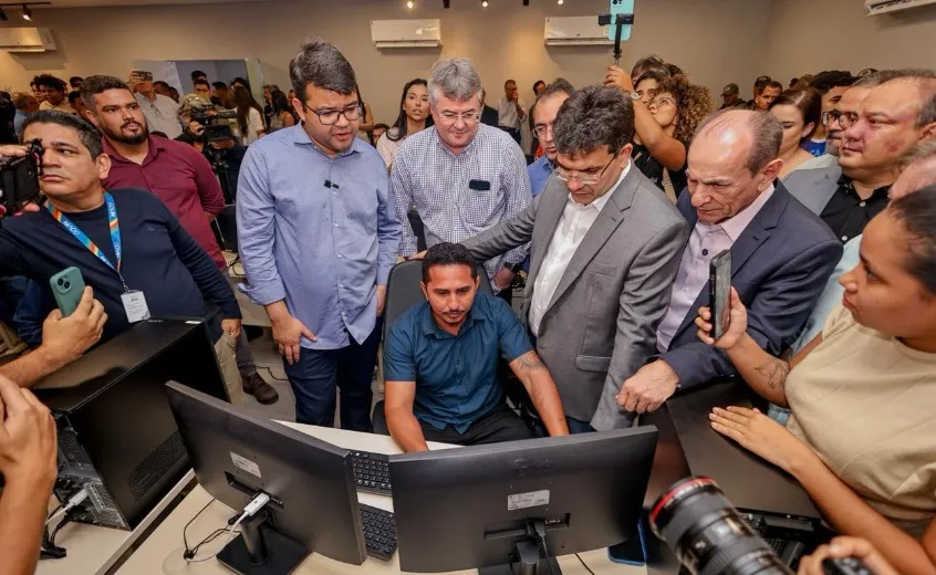 Governador lança sistema de videomonitoramento por IA e destaca tecnologia e integração para barrar a criminalidade