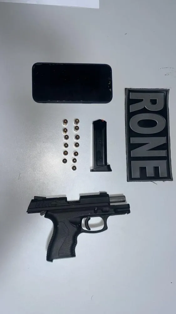 Homem é detido com pistola durante abordagem na PI-130