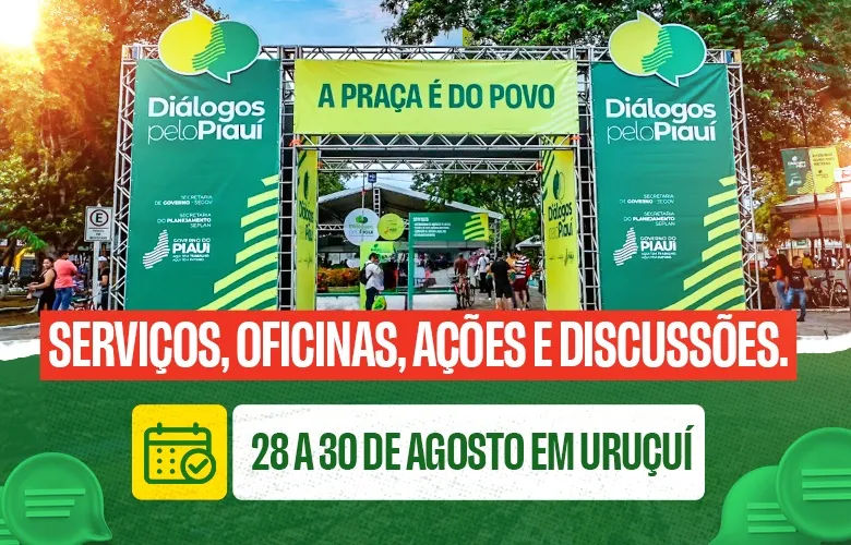 Feira movimenta Uruçuí com mais de 70 tipos de serviços gratuitos durante o Diálogos Pelo Piauí nesta sexta (29)