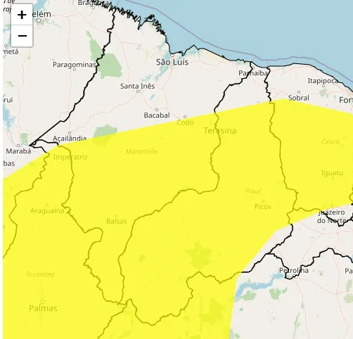 Defesa Civil alerta para baixa e média umidade nos territórios piauienses