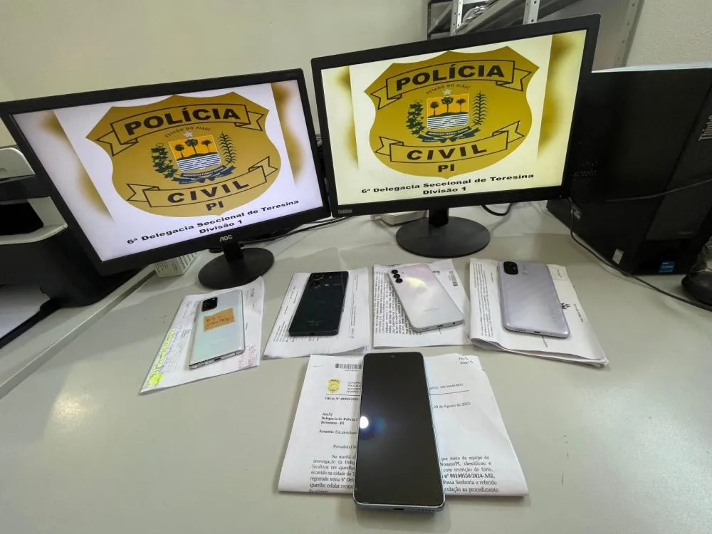 Polícia Civil recupera celulares em cidades do Piauí e Maranhão