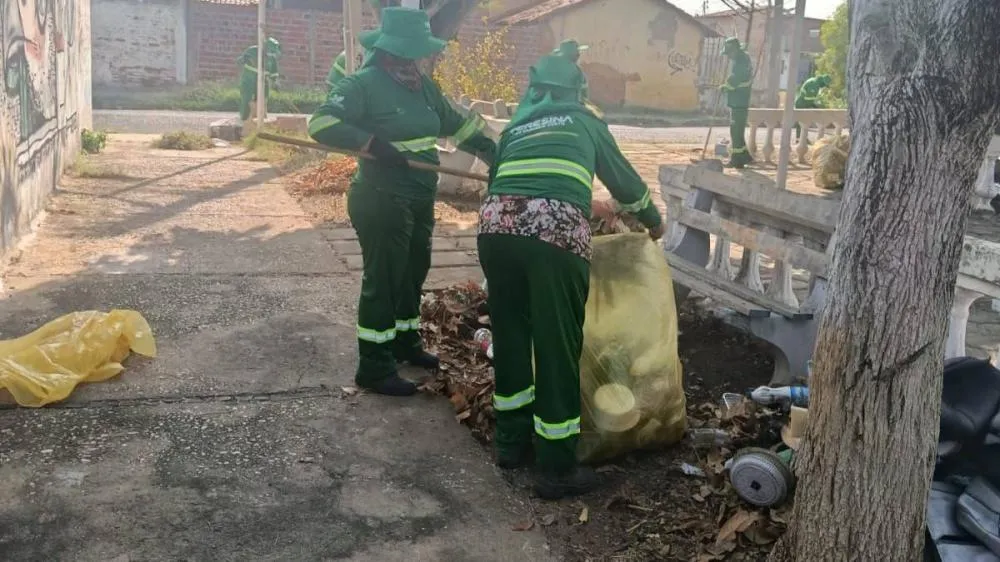 SDU Centro inicia mutirão de limpeza nos bairros Matinha e Vila Operária