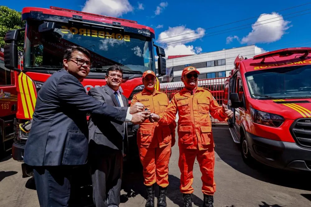 Corpo de Bombeiros terá reforço nas operações com a chegada de novas viaturas e equipamentos