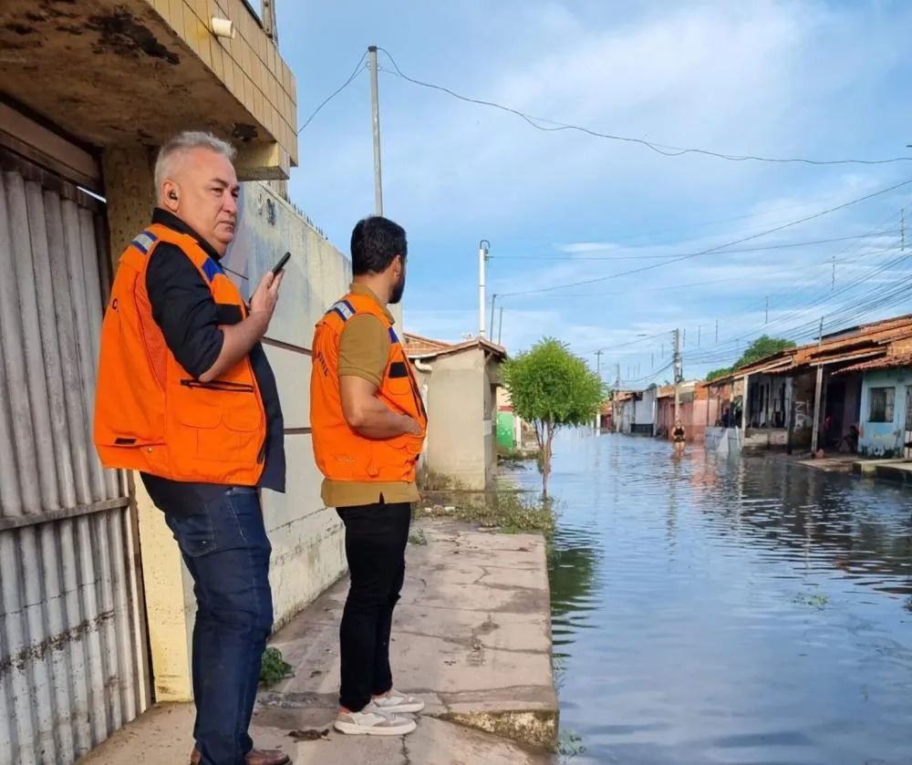 Defesa Civil coordena obra de drenagem de mais de R$ 100 milhões contra alagamentos em Parnaíba
