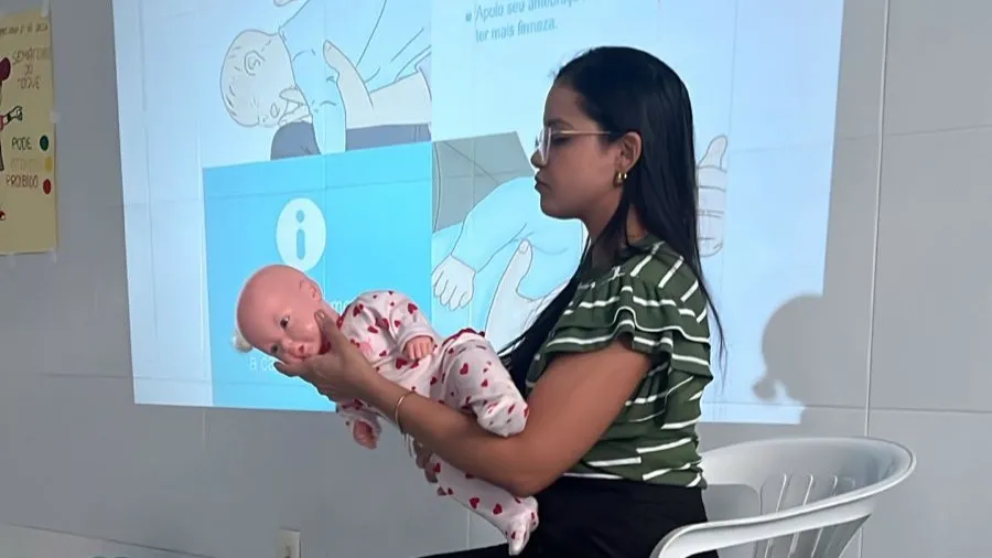 Cuidados na gravidez e pós-parto são abordados em curso para gestantes na UBS Poty Velho