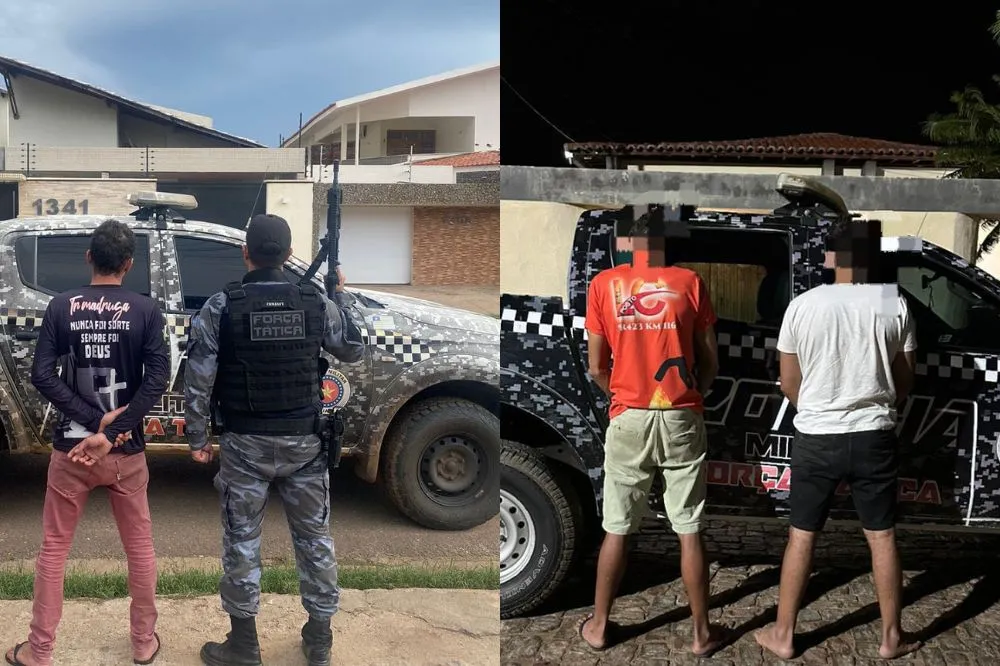 PM prende trio suspeito de integrar quadrilha envolvida em simulação de roubo de carga no Nordeste