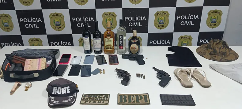 Adolescentes são apreendidos após invadirem casa, renderem família e realizarem arrastão na zona Norte de Teresina