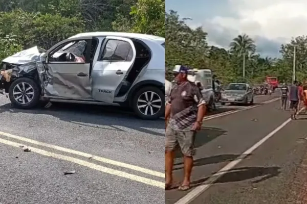 Acidente grave entre carro e duas motos mata três pessoas no Norte do Piauí